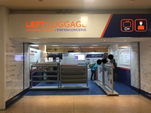 Left luggage london euston station 2