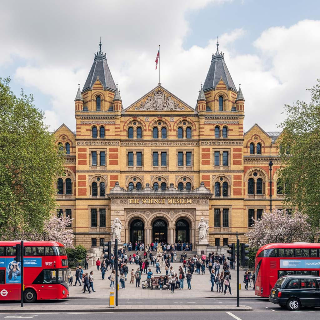 The exterior of the Science Museum in London